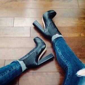 ❌SOLD on depop❌Alexander Wang anabela booties